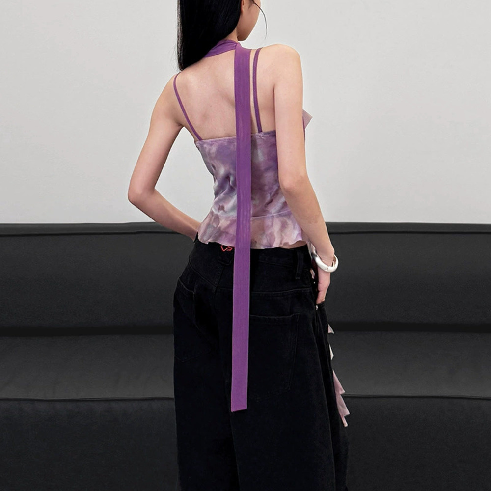Zara Spring Ruffle Camisole Off Shoulder Top - Picture 4 of 6
